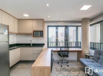 Apartamento · 30m² · 1 Quarto · Loft de alto padrão construtivo no bairro Moinhos de Vento, planta de 29,60 m2 p