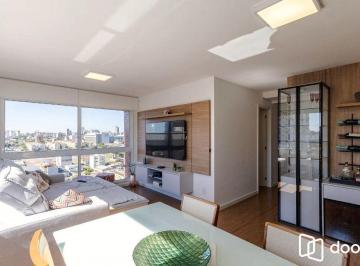 Apartamento · 94m² · 3 Quartos · 2 Vagas · Apartamento novo semimobiliado 3 dorm, 2 suítes, andar alto, no Passo D'areia.