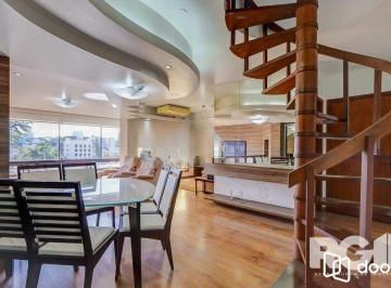 Apartamento · 272m² · 3 Quartos · 3 Vagas · Cobertura Semimobiliada,3 dorm e 3 vagas e elevador no Jardim Lindóia
