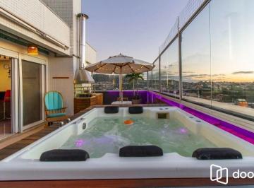 Apartamento · 138m² · 1 Quarto · 2 Vagas · Cobertura de 01 dormitório com 02 vagas de garagens escrituradas