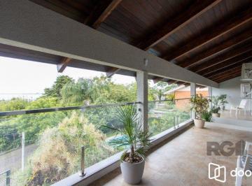 Casa · 456m² · 3 Quartos · 4 Vagas · Sobrado com vista para Rio, 3 quartos, 2 suites, pátio, piscina, vaga para 4 car