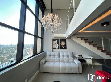 Apartamento · 57m² · 1 Quarto · 2 Vagas · Apartamento duplex a venda, mobiliado e decorado, planta de 57 m2 com 1 dormitór