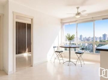 Living-Amplo Vista. · Apartamento 1 Dormitório com Vaga e Infraestrutura Completa no Rio Branco em Por