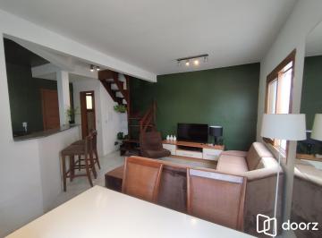 Casa · 109m² · 2 Quartos · 2 Vagas · Casa de condomínio, 2 dormitórios, 1 vaga, bairro Ipanema.