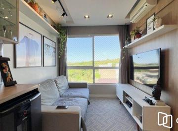 Apartamento · 50m² · 2 Quartos · 1 Vaga · 2 dormitórios no Jardim Planalto, semi mobiliado e infra completa!