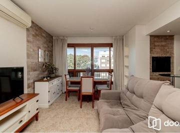 Apartamento · 87m² · 3 Quartos · 2 Vagas · Apartamento com 3 dormitórios (sendo 1 suíte), 2 banheiros, lareira, churrasquei