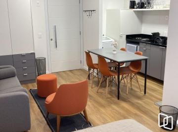 Apartamento · 43m² · 1 Quarto · 1 Vaga · Apartamento térreo garden com 1 dormitório, 1 suíte, 1 vaga de garagem