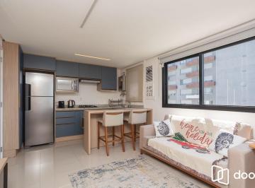 Apartamento · 28m² · 1 Vaga · Studio mobiliado à venda no The Park – junto ao Parque da Redenção