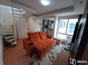 Apartamento · 104m² · 2 Quartos · 1 Vaga · Cobertura de 104m² com  2 dormitórios no Bairro Nonoai - Porto Alegre