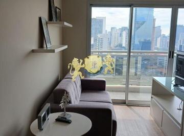 Apartamento · 40m² · 1 Quarto · 1 Vaga · Apartamento mobiliado para alugar em Santo Amaro | 40m² | 1 Dormitório | 1 Vaga de Garagem