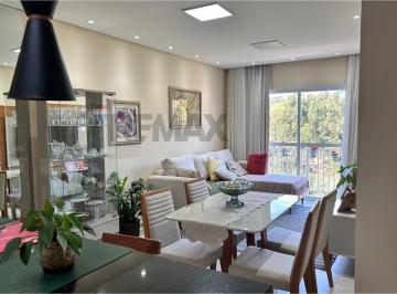 Apartamento · 70m² · 2 Quartos · 1 Vaga · Apartamento com 2 dormitórios (Mobiliado) para alugar, 70m² por R$3.300/mês  - Atibaia Belvedere