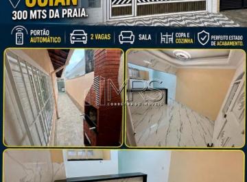 Casa · 80m² · 2 Quartos · 2 Vagas · Espaçosa Casa Geminada à Venda no Ocian - 2 Quartos, Suíte e Garagem