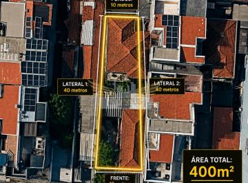 Terreno · 150m² · 5 Vagas · Terreno com 2 Casas à Venda, 400m² - Campestre, Santo André/SP.