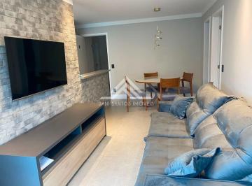 Apartamento · 48m² · 1 Quarto · 1 Vaga · Apartamento um dormitório mobiliado José Menino, Santos/SP