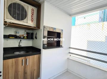 Apartamento · 78m² · 2 Quartos · 1 Vaga · Locação anual mobiliado com 02 dormitórios sendo 01 suíte, sacada com churrasqueira á carvão em Baln