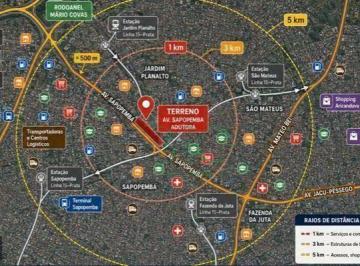 80712a71b30970d14f3fa34204a4593be14a66a1 · Terreno à venda, 20600 m² por R$ 14.000.000,00 - Jardim Adutora - São Paulo/SP