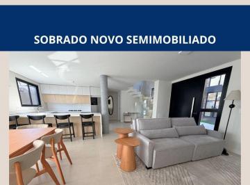 Casa · 234m² · 3 Quartos · 4 Vagas · Sobrado NOVO Semimobiliado alto padrão, não gemina