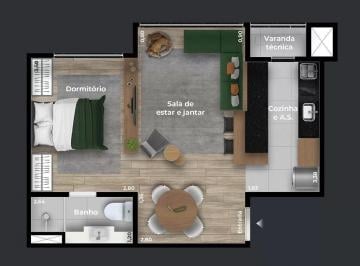 Apartamento · 41m² · 1 Quarto · 1 Vaga · Apartamento para venda em Retiro de 41.00m² com 1 Quarto, 1 Suite e 1 Garagem