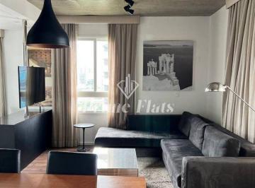 Apartamento · 30m² · 1 Quarto · 1 Vaga · Flat em Cidade Monções, São Paulo/SP de 30m² 1 quartos para locação R$ 5.368,00/mes