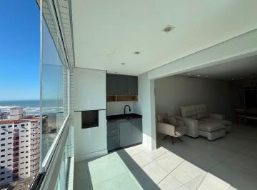 Apartamento · 129m² · 3 Quartos · 2 Vagas · Apartamento em Cidade Ocian, Praia Grande/SP de 129m² 3 quartos para locação R$ 6.000,00/mes