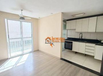 Apartamento · 50m² · 2 Quartos · 1 Vaga · Apartamento em Jardim Bela Vista, Guarulhos/SP de 50m² 2 quartos para locação R$ 2.010,00/mes