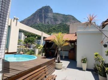 Apartamento · 172m² · 2 Quartos · 1 Vaga · Cobertura em Humaitá, Rio de Janeiro/RJ de 172m² 2 quartos à venda por R$ 2.100.000,00 ou para locaç