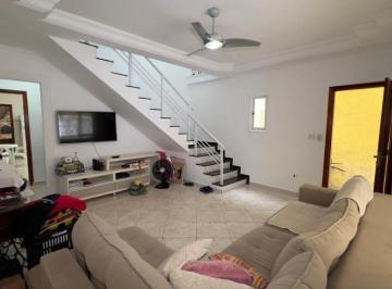 Casa · 124m² · 3 Quartos · 2 Vagas · Sobrado em Boqueirão, Praia Grande/SP de 124m² 3 quartos à venda por R$ 800.000,00