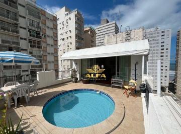 Apartamento · 174m² · 4 Quartos · 3 Vagas · Cobertura em Barra Funda, Guarujá/SP de 174m² 4 quartos à venda por R$ 750.000,00