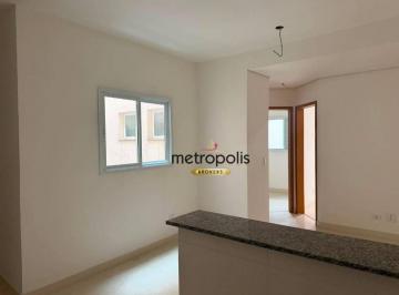 Sala  · Cobertura com 2 dormitórios à venda, 83 m² por R$ 445.000,00 - Vila Junqueira - Santo André/SP