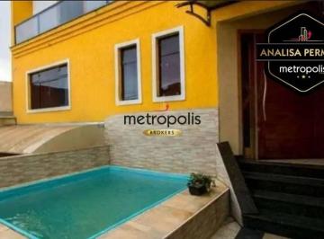 Analisa Permuta · Sobrado com 4 dormitórios à venda, 396 m² por R$ 1.700.000,00 - Jardim Cristiane - Santo André/SP