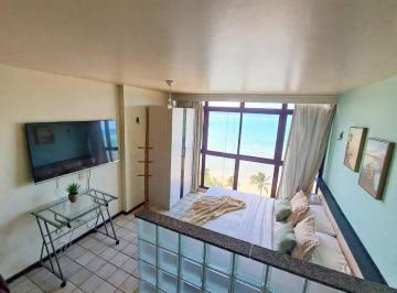 Apartamento de 1 quarto, Jaboatão dos Guararapes · Studio Vista Mar – Pé na Areia