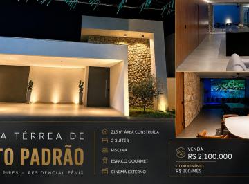 Casa de 3 quartos, Vicente Pires · Casa Térrea Alto Padrão 3 Suítes Piscina Gourmet Cinema Vicente Pires Condomínio Fechado