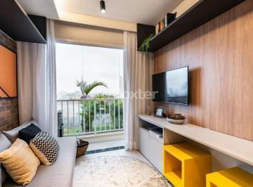sala-de-estar-moderna-com-vista-para-o-jardim.jpeg · Apartamento, 2 dormitórios, 37.27 m², em Terceira Divisão de Interlagos