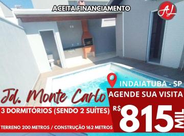 Casa de 3 quartos, Indaiatuba · Casa A Venda Com 3 Dormitórios (Sendo 2 Suítes) E Piscina - Indaiatuba - SP!