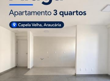 Apartamento de 3 quartos, Araucária · Apartamento grande!