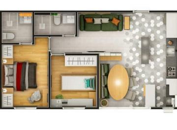 Apartamento · 54m² · 2 Quartos · 1 Vaga · Apartamento com 2 dormitórios à venda, 54 m² por R$ 539.570,28 - Vila Belmiro - Santos/SP