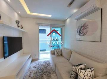 Apartamento · 55m² · 1 Quarto · 1 Vaga · Apartamento com 1 dormitório à venda, 55 m² por R$ 725.000,00 - Pompéia - Santos/SP