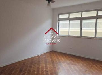 Apartamento · 155m² · 3 Quartos · 1 Vaga · Apartamento com 3 dormitórios para alugar, 155 m² por R$ 3.750,02/mês - Campo Grande - Santos/SP