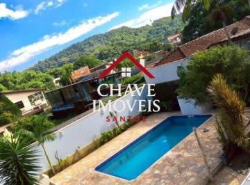 Casa · 376m² · 4 Quartos · 3 Vagas · Casa à venda, 376 m² por R$ 2.200.000,00 - Morro de Nova Cintra - Santos/SP