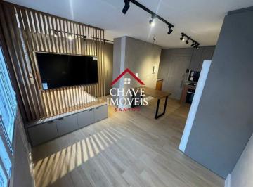 Apartamento · 40m² · 1 Quarto · 1 Vaga · Studio à venda, 40 m² por R$ 500.000,00 - Boqueirão - Santos/SP