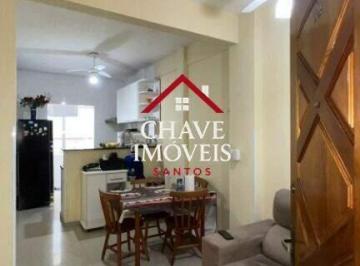 Apartamento · 80m² · 1 Quarto · 1 Vaga · Apartamento com 1 dormitório à venda, 80 m² por R$ 424.000,00 - Marapé - Santos/SP