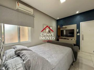 Apartamento · 29m² · 1 Quarto · 1 Vaga · Kitnet com 1 dormitório à venda, 29 m² por R$ 350.000,00 - Gonzaga - Santos/SP