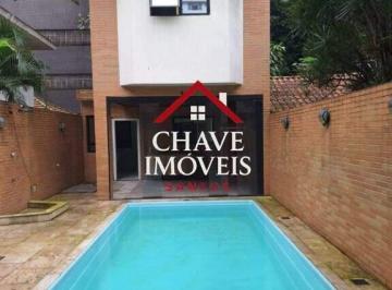 Casa · 300m² · 6 Quartos · 6 Vagas · Sobrado à venda, 300 m² por R$ 4.500.000,09 - Gonzaga - Santos/SP