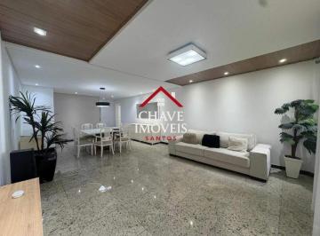 Apartamento · 178m² · 4 Quartos · 3 Vagas · Apartamento para alugar, 178 m² por R$ 9.750,01/mês - Gonzaga - Santos/SP