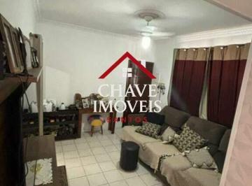 Apartamento · 98m² · 3 Quartos · 1 Vaga · Apartamento com 3 dormitórios à venda, 98 m² por R$ 440.000,00 - Embaré - Santos/SP