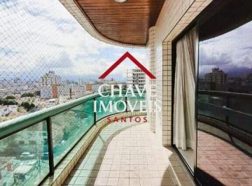 Apartamento · 150m² · 3 Quartos · 2 Vagas · Apartamento com 3 dormitórios à venda, no bairro do Embaré - Santos/SP