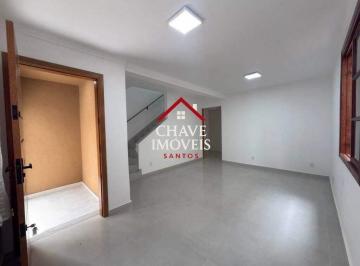Casa · 110m² · 3 Quartos · 2 Vagas · Sobrado para alugar, 110 m² por R$ 6.500,02/mês - Embaré - Santos/SP