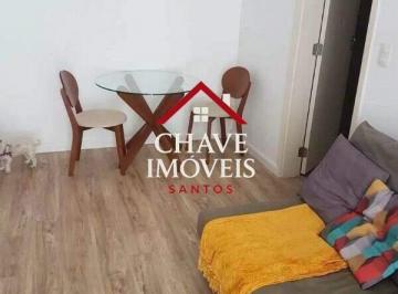 Apartamento · 48m² · 1 Quarto · 1 Vaga · Apartamento com 1 dormitório para alugar, 48 m² por R$ 6.380,00/mês - Ponta da Praia - Santos/SP