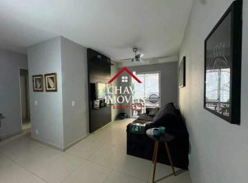 Apartamento · 84m² · 2 Quartos · 1 Vaga · Apartamento para alugar, 84 m² por R$ 5.500,02/mês - Marapé - Santos/SP