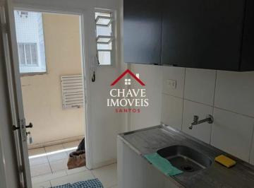 Apartamento · 40m² · 1 Quarto · 1 Vaga · Kitnet com 1 dormitório para alugar, 40 m² por R$ 2.200,01/mês - Gonzaga - Santos/SP